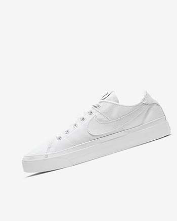 Nike Court Legacy Lona Blancos Blancos Blancos | MX 4982